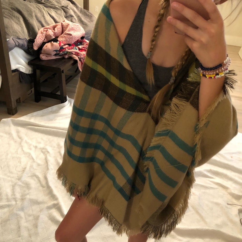Plaid Wrap around/ Shaw
